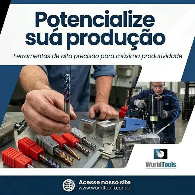 Potencialize sua produção com ferramentas de alta precisão