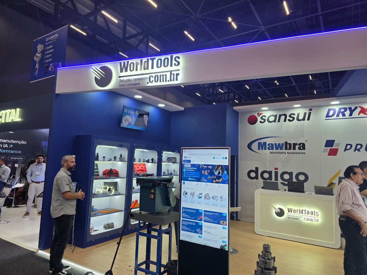 Feimec 2026: a estreia da World Tools com o estande mais moderno da sua história