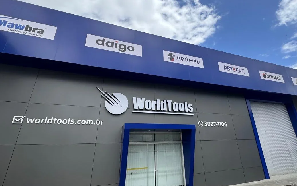 Fachada da loja World Tools em Joinville/SC